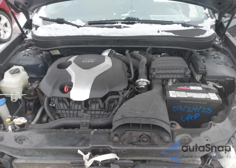 2013 Hyundai Sonata Se 2.0T из США, поврежденный, VIN 5NPEC4AB6DH782057